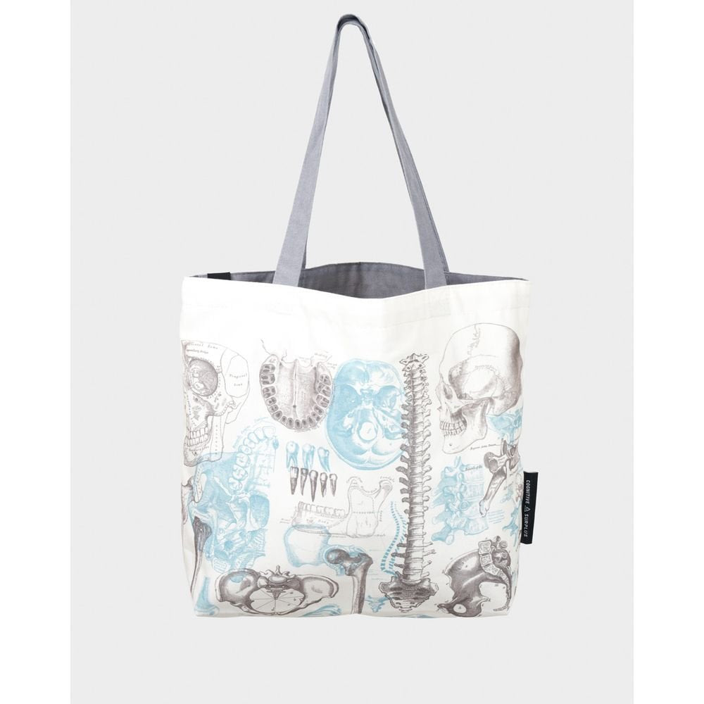 BOLSA TELA DE LA COMPRA ESQUELETO REVERSIBLE