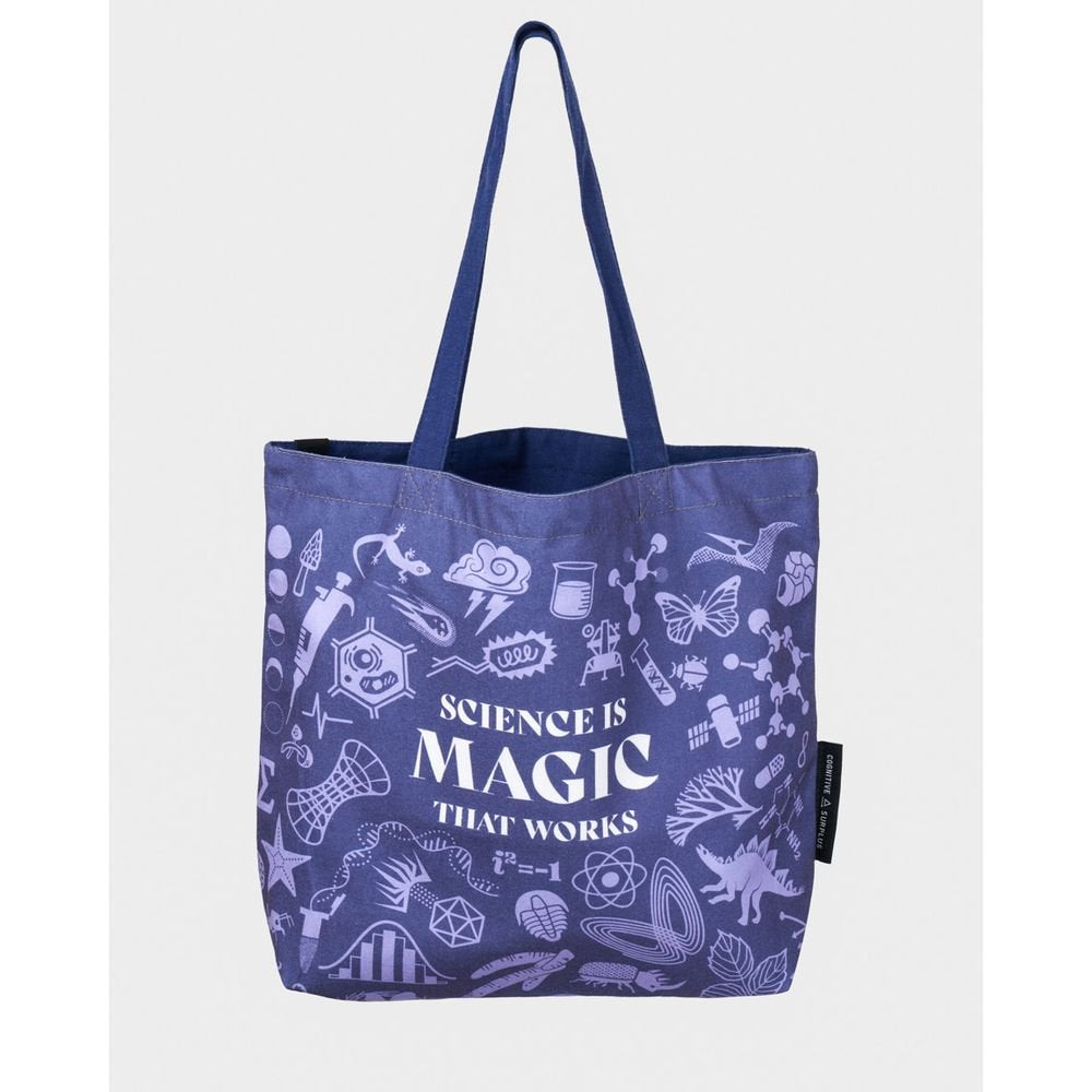 BOLSA TELA DE LA COMPRA LA CIENCIA ES MAGIA REVERSIBLE